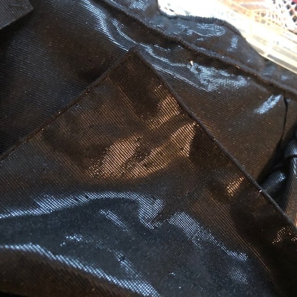 Stunning Dolce & Gabbana Metallic Black‎ Pencil Skirt Sz 42 (US 6) - EUC - Picture 10 of 10